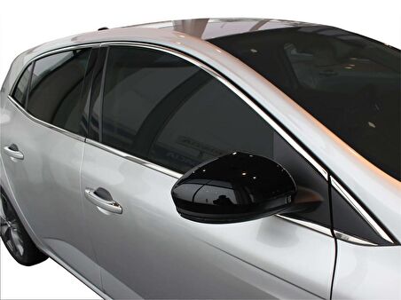 Renault Megane 4 HB Cam Çerçevesi 12 Prç Krom 2017 ve Sonrası