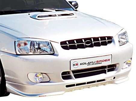 Hyundai Accent LC Ön Tampon Altı (Benzinli) (Fiber/Astarlı) 2000-2003
