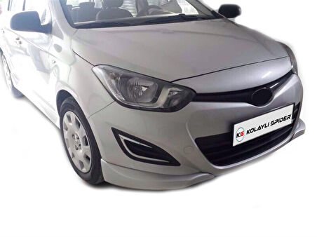 Hyundai i20 Ön Tampon Altı 2 Prç (Fiber/Astarlı) 2009-2014