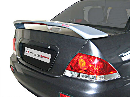 Mitsubishi Lancer Spoiler Bagaj Yüksek (Işıklı) (Fiber/Astarlı) 2004-2008