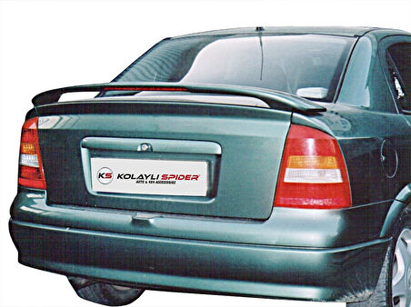 Opel Astra G SD Spoiler Bagaj Yüksek (Işıklı) (Fiber/Astarlı) 1998-2009