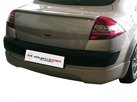 Renault Megane 2 SD Arka Tampon Altı (Fiber/Astarlı) 2003-2008