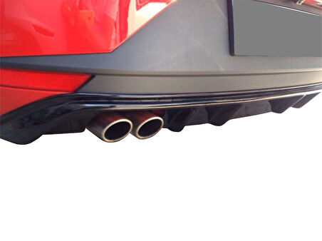 Seat Leon 3 5F Arka Orta Tampon (Difüzör) (Fiber/Astarlı) 2013 ve Sonrası