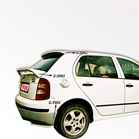 Skoda Fabia 1 6Y HB Spoiler Camaltı (Fiber/Astarlı) 1999-2007