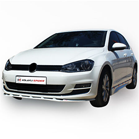 VW Golf 7 Ön Tampon Altı (Dil mod) (Fiber/Astarlı) 2013 ve Sonrası