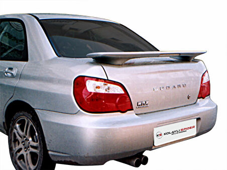 Subaru İmpreza GC8F-8G Spoiler Bagaj Yüksek (Yeni Md)(ışıklı) (Fiber/Astarlı)