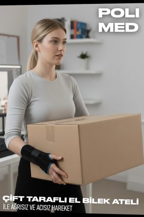 El Bilek Ateli Cift Tarafli Kullanilabilir Ortopedik Destek Giderici Catlak Kirik