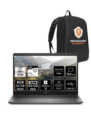 Latitude 3550 i5 1335U 24GB 512GB SSD 15.6'' FHD W11P N015L355015 & PER4 ÇANTA
