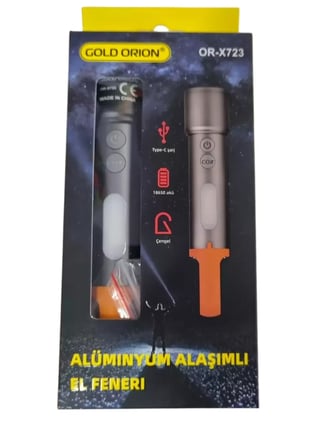 El Feneri X723 Cb-X723 Taktik Feneri Askeri Meşale