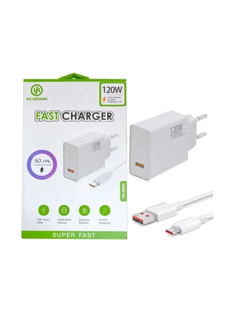 120W Süper Hızlı Şarj Cihazı - USB Type-C