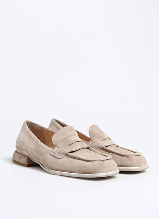 Bej Kadın Loafer