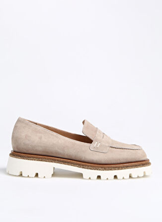 Bej Kadın Loafer
