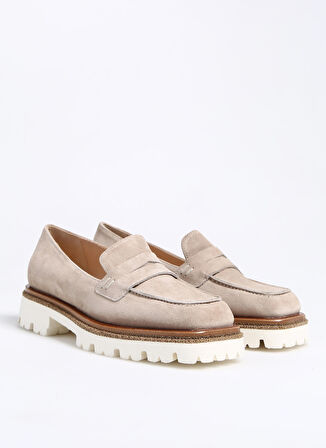Bej Kadın Loafer