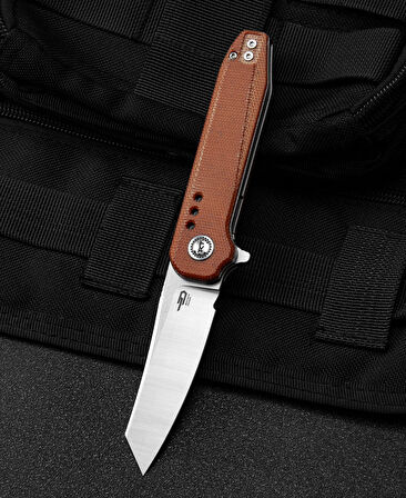 BESTECH SYNTAX Natural Micarta Sap: 2,84'' 14C28N Çakı BG40E