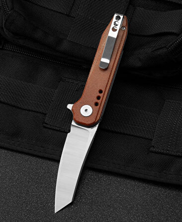 BESTECH SYNTAX Natural Micarta Sap: 2,84'' 14C28N Çakı BG40E