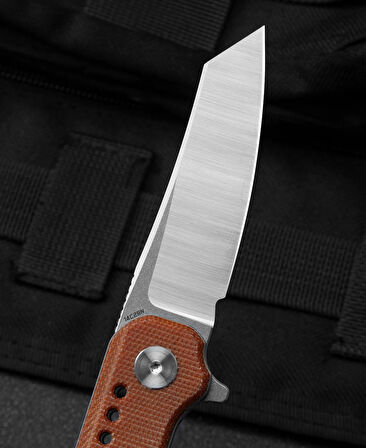 BESTECH SYNTAX Natural Micarta Sap: 2,84'' 14C28N Çakı BG40E