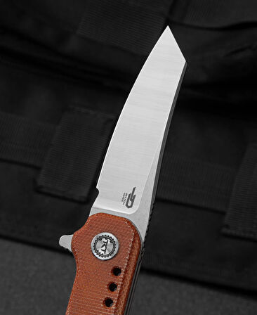 BESTECH SYNTAX Natural Micarta Sap: 2,84'' 14C28N Çakı BG40E