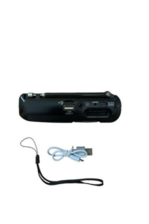 Bluetoothlu Fm Radyo Usb Tf Kart Şarjlı Cep Radyosu Icf8bt