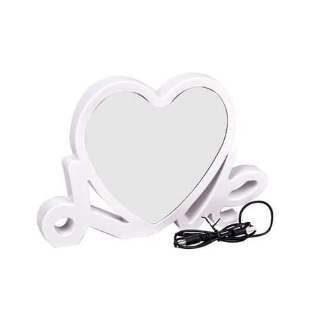 Led Işıklı Love Fotoğraflı Sihirli Ayna – Kişiye Özel