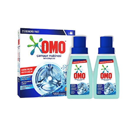 Omo Çamaşır Makinesi Temizleyici 2x200ml 1 Adet