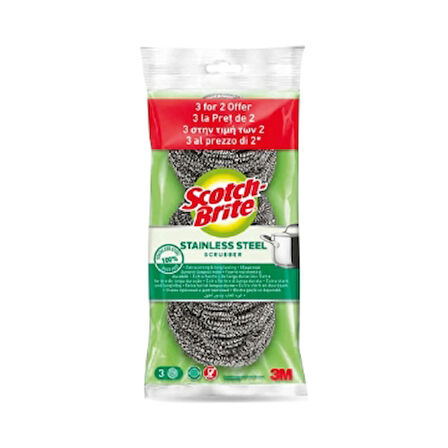 S. Brite Bulaşık Ovma Teli 3'Lü 1 Adet