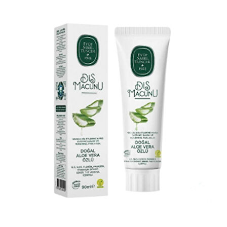 Eyüp Sabri Tuncer Diş Macunu 90 Ml. Aloe Vera Özlü 1 Adet