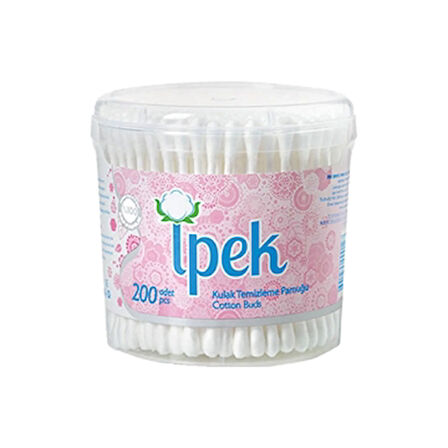 İpek Kulak Temizleme Pamuğu 200'Lü 1 Adet