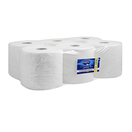 Mavi Beyaz Kağıt Havlu Hareketli Prof. 6'Lı 21cm 4kg 1 Adet