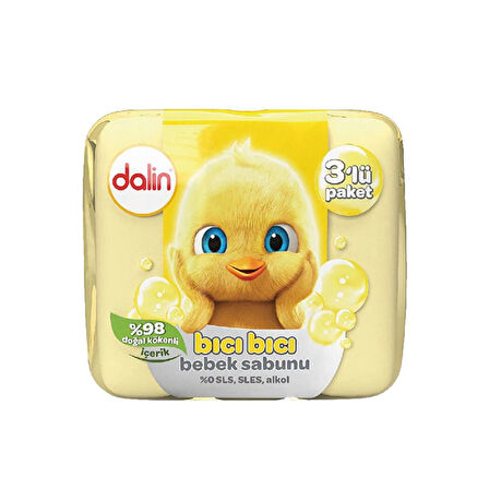 Dalin Bebek Sabunu Klasik 3x75g 1 Adet