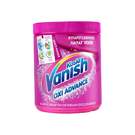 Vanish Oxi Advance Toz Pembe 480g 2 Adet