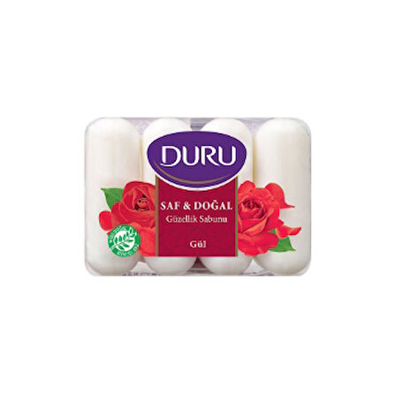 Duru Sabun Güzellik Saf&Doğal 4x70g Gül 2 Adet