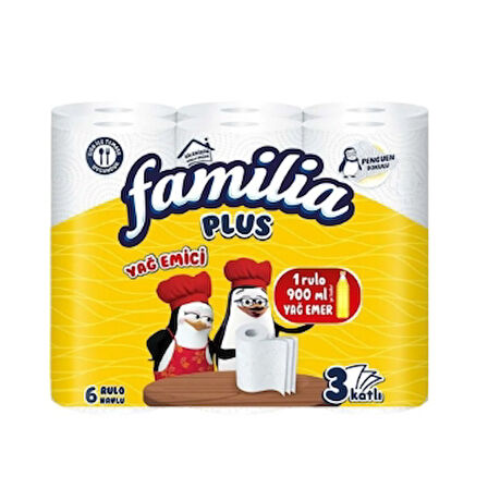 Familia Havlu 6'Lı Yağ Emici 2 Adet