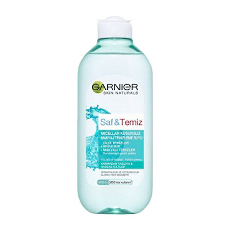 Garnier Makyaj Temizleme Suyu 400 Ml. Saf&Temiz 2 Adet