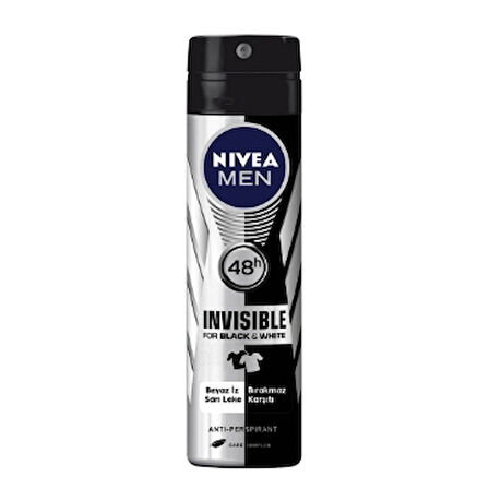 Nivea Deo 150ml Men Invisible B&W Power 2 Adet