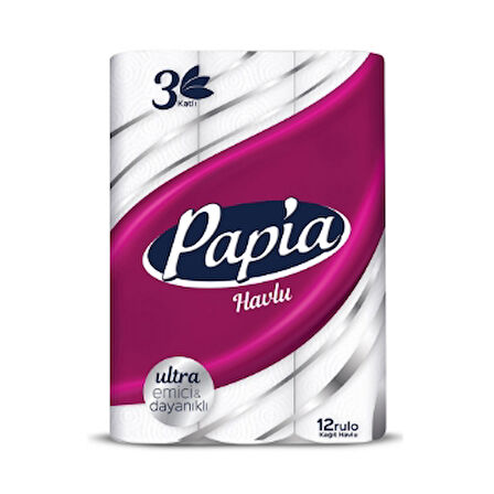 Papia Kağıt Havlu 12'Li 2 Adet