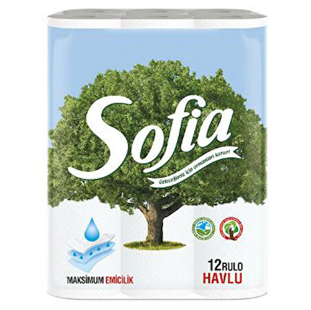 Sofia Kağıt Havlu 12'Li Mutfak 2 Adet