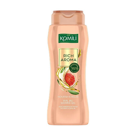 Komili Duş Jeli 500 Ml. Rich Aroma Nourish&Relax 2 Adet