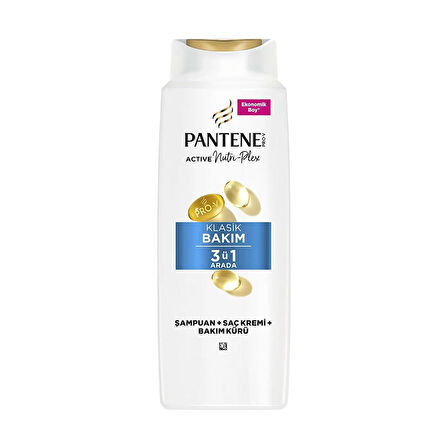 Pantene Samp. 625ml Klasik Bakim 3in1 2 Adet