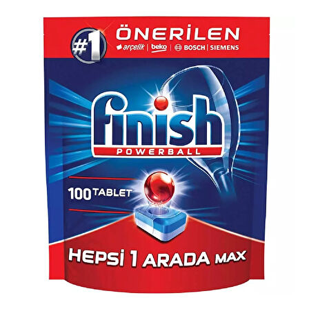 Finish Hepsi Bir Arada 100 Adet Bulaşık Makinesi Tablet.. 2 Adet