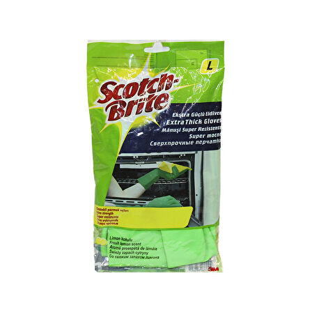 S.Brite Eldiven Ekstra Guclu Limon Kokulu No:8 (L) 2 Adet