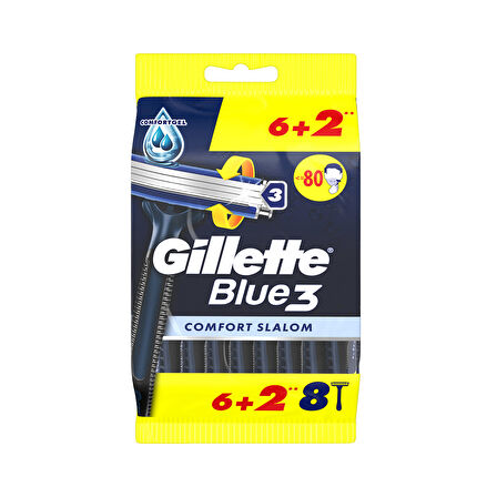 Gillette Blue-3 6+2'Li Comfort Slalom 2 Adet