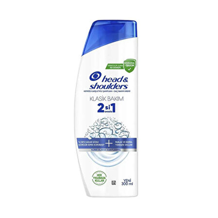 H&S Samp. 300ml Klasik Bakim 2in1 2 Adet