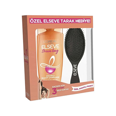 Elseve Samp. Kofre 300ml Dream Long+Tarak 2 Adet