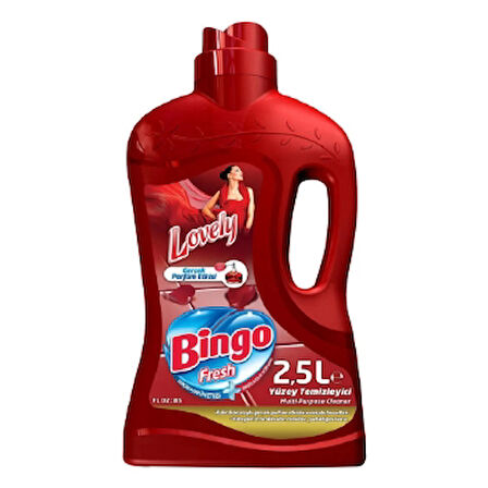 Bingo Fresh Yüzey Temizleyici 2,5l Lovely 3 Adet
