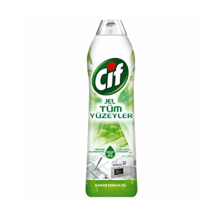 Cif Jel Tüm Yüzeyler 750ml Bahar Ferahlığı 3 Adet