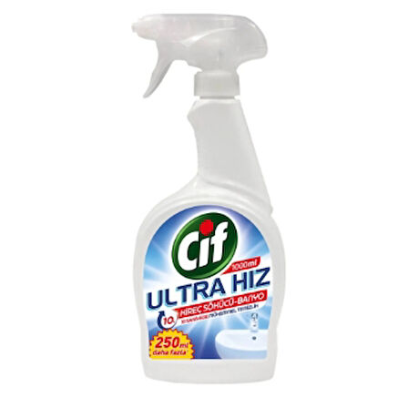 Cif Ultra Hız&Güç 1000ml Banyo Sprey 3 Adet