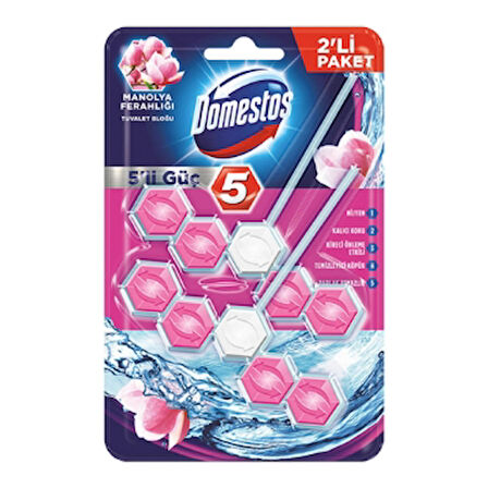 Domestos Wc Blok 2x50g Manolya 3 Adet