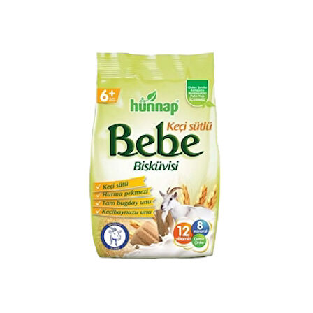 Hünnap Bebe Bisküvisi Keçi Sütlü 400 Gr. 3 Adet