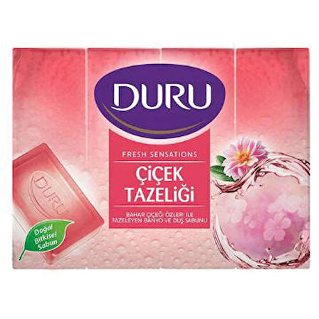 Duru Sabun Duş Fresh Çiçek Tazeliği 4x150g 3 Adet