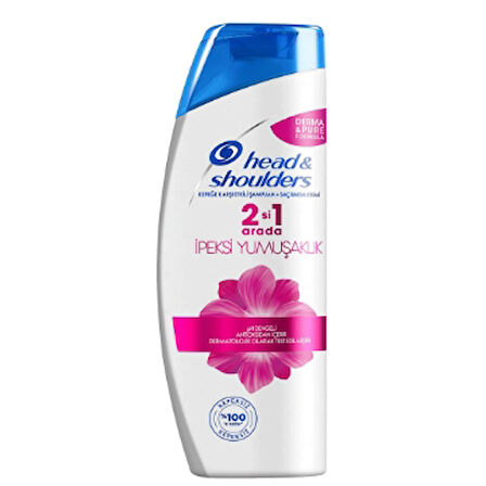 Head And Shoulders Şampuan 330ml İpeksi Yumuşaklık 2in1 3 Adet